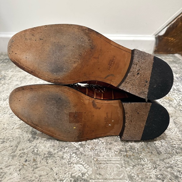 Givenchy Croc Leather Studded Boots - Picture 7 of 8